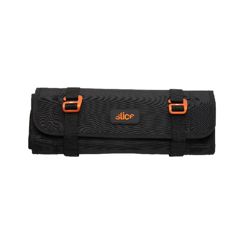 Tool Roll-Up Organizer, features modern, functional design, rugged weather-proofed fabric, and reinforced stitching. Has one flexible pocket and 16 tool slots of varying widths. Straps adjust so tools are held snugly and protected, whether youre only carrying a few tools or youve got a full kit