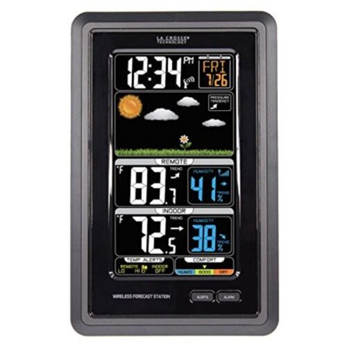 Wireless Color Weather Station 12/24 Hr