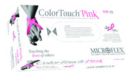 ColorTouch® Pink Powder-Free Latex Examination Gloves, Microflex®, Ansell
