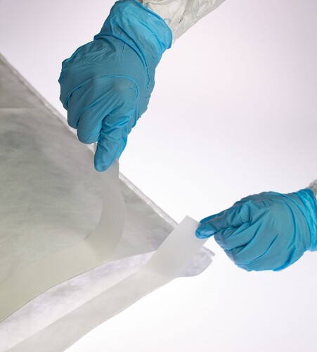 Tyvek® 1422A Autoclave Bags with Steam Indicator, Self-Seal, Keystone Cleanroom Products