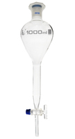Eisco Glass Gilson Separatory Funnels with Glass Stopcock