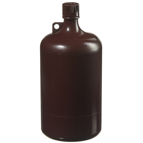 Large Amber Narrow Mouth Bottle, PP, non sterile