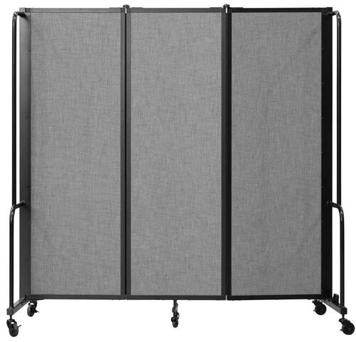 Room Divider, 6' Height, 3 Sections, PET, National Public Seating