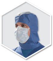 Surgeon Hood, Multilayer SMS, Fluid-Resistant, Tronex®