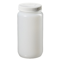 Nalgene® Large Sample Bottles, High-Density Polyethylene, Wide Mouth, Thermo Scientific