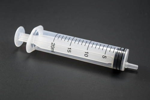 Syringe High Quality Economical Luer Slip For Veterinary, Sterile, Lab use only, Size: 20 cc