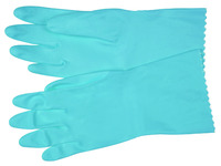 Latex Gloves, Flock Lined, Industrial Grade, MCR Safety