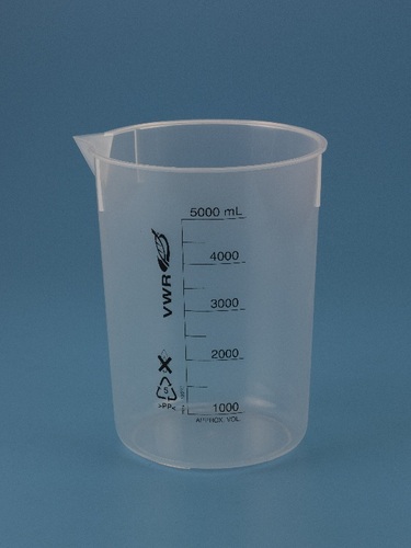 VWR® Beakers without Handle, PP