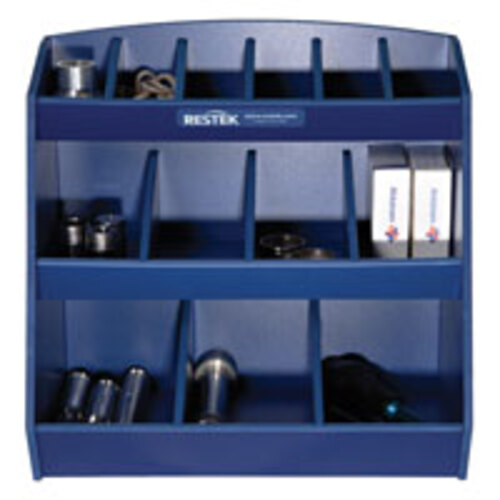 Cell Organizer for ASE Parts, blue 13-bin unit, 12in l x 12in h x 7.5in d