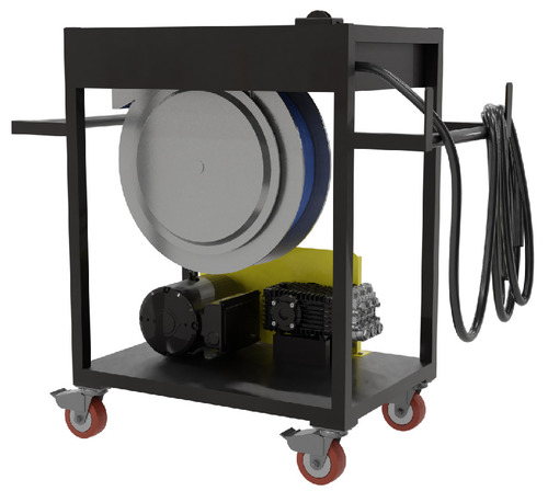 Pump, Cryogenic, Step-Up pump for filling the CO2 Cage, 20 lbs/min fill rate, touch screen, 4-20 mAmp connectivity to CO2 Cage, 100 ft of flexible discharge hose, May be permanenly plumbed in line, Max pressure 1500 psi, 1ph/2YR Warranty/UL/CSA/ISO/ASME, Voltage: 208V