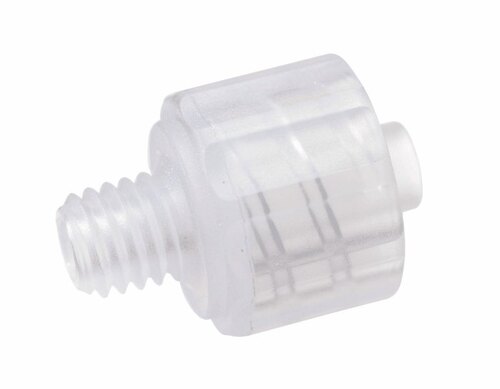 Masterflex® Fitting, Polycarbonate, Straight, Male Luer Lock to Thread Adapter, 10-32; 25/Pk