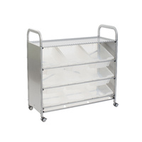 Callero Plus Titled Tray Carts, Gratnells