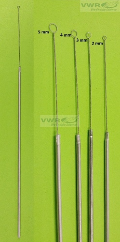 VWR* Inoculating Nichrome loop, 8inch handle, Diameter: 4mm braided/twisted wire