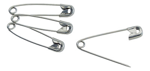 CHF SM STEEL SFTY PIN 10GR/PK