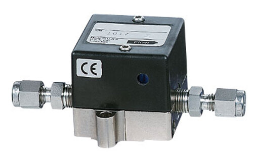 McMillan Flow High-Accuracy Flowmeter, Stainless Steel, 0 to 5 VDC Output, 0.1 to 1 LPM