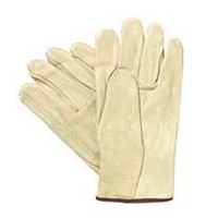 Bronze Solution Grain Leather Driver Gloves, Wells Lamont