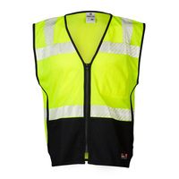 Flame Resistant Premium Black Series Mesh Vest, ML Kishigo