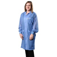 Statshield® Smock Lab Coat with Knitted Cuffs, Desco