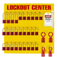 ZING Green Safety RecycLockout Lockout Tagout Station, 28 Padlock, ZING Enterprises