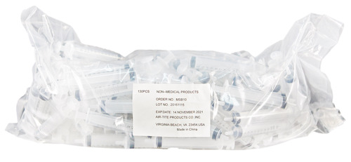 Syringe, Bulk, Luer Slip, Non sterile, 10ml