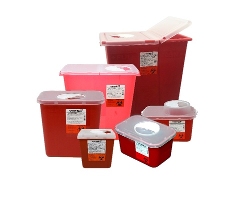 VWR Container Sharps W/ Rotary Lid 3Gal