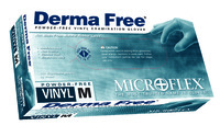 Derma Free® Vinyl Gloves, Microflex®
