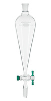 Separatory Funnels, Squibb, with Fluoropolymer Resin Stopcock, Chemglass