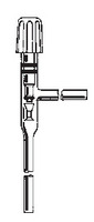 Valves, High Vacuum, O-Ring, 90°, PTFE, Chemscience