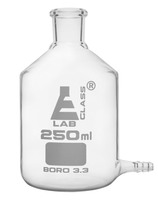 Eisco Glass Aspirator Bottle with Ribbed Outlet
