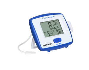 VWR® Traceable® Indoor/Outdoor Digital Thermometer with Giant Dual-Display  and Calibration