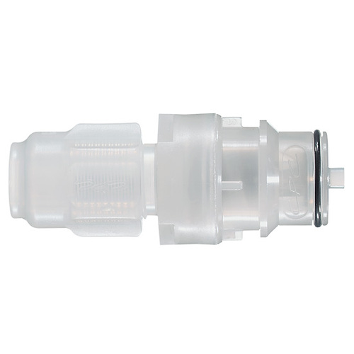 CPC (Colder) ChemQuik® Quick-Disconnect Coupling, In-Line Insert, Valved, Polypropylene, 3/8" OD