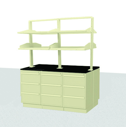 VWR® Reagent Rack Island Shelving System | Tube Racks