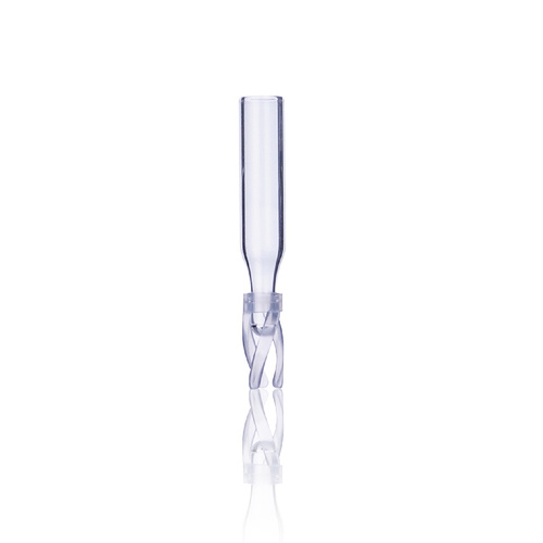 VWR Insert, Conical Glass with Poly-Support Spring for Wide Mouth Vials, 375 ul, 6x31 mm,Clear