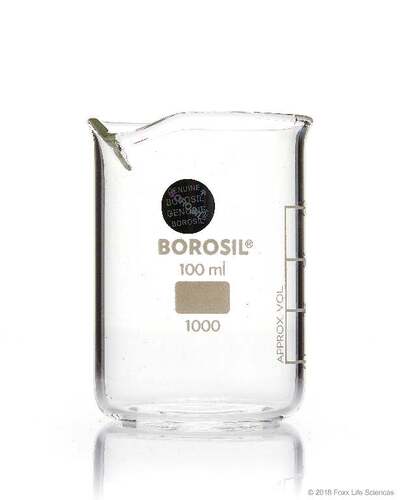 Beaker Low Form W/Spout Glass 100Ml CS40