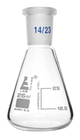 Eisco LabGlass® Erlenmeyer Flasks, Graduated with Ground Joint