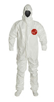 DuPont™ Tychem® 4000 Coveralls with Respirator Fit Hood and Attached Socks