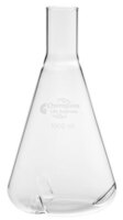 Delong Shaker Flasks with Three Extra Deep Side Baffles, Chemglass