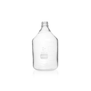 Duran 2 Liter GL45 Lab Glass Bottle, Plastic Coated, w/ Stock Screw Cap &  Pour Ring