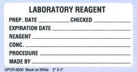 Laboratory Reagent Labels, Electron Microscopy Sciences