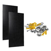 Pegboards with Mounting Hardware, High Density Fiberboard