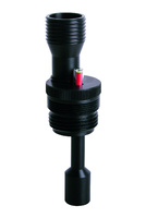 Adapter for funnel and with mech. level control, S60 (f) to GL45 (m), electrive conductive