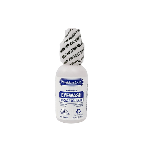 Eyewash Solution Physicianscare 30Ml 1Oz, Used for flushing or irrigating the eyes to remove foreign material/chemicals and to relieve itching and burning.