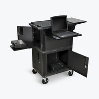 Ultimate Presentation Station with Cabinets, 41", Luxor