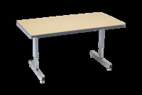 Computer/Technology Tables, Pedestal Legs, AmTab