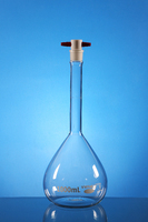 VWR® Volumetric Flask, Clear Glass, Wide Neck, Class B