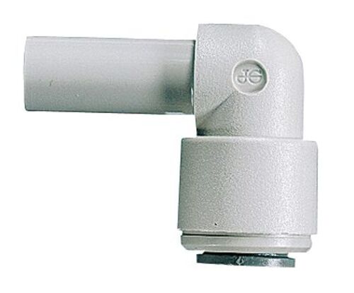 John Guest Push-to-connect stem elbow adapters, 5/16"×5/16", 10/pack