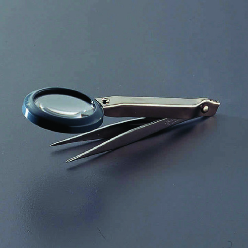 MAGNI-GRIP MAGNIFIER 4X WITH FORCEPS