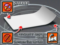 Cleanroom Labels, Sterile