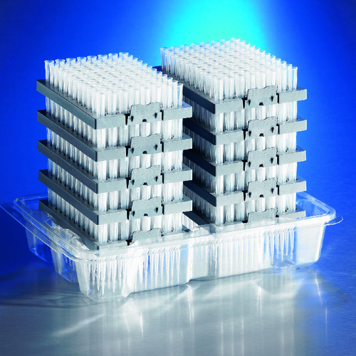 Tip, 300ul (NX) Natural Graduated tip in Vacuum Formed Units of 10 Decks Case of 3840