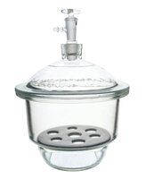 Glass Vacuum Desiccator with Stopcock